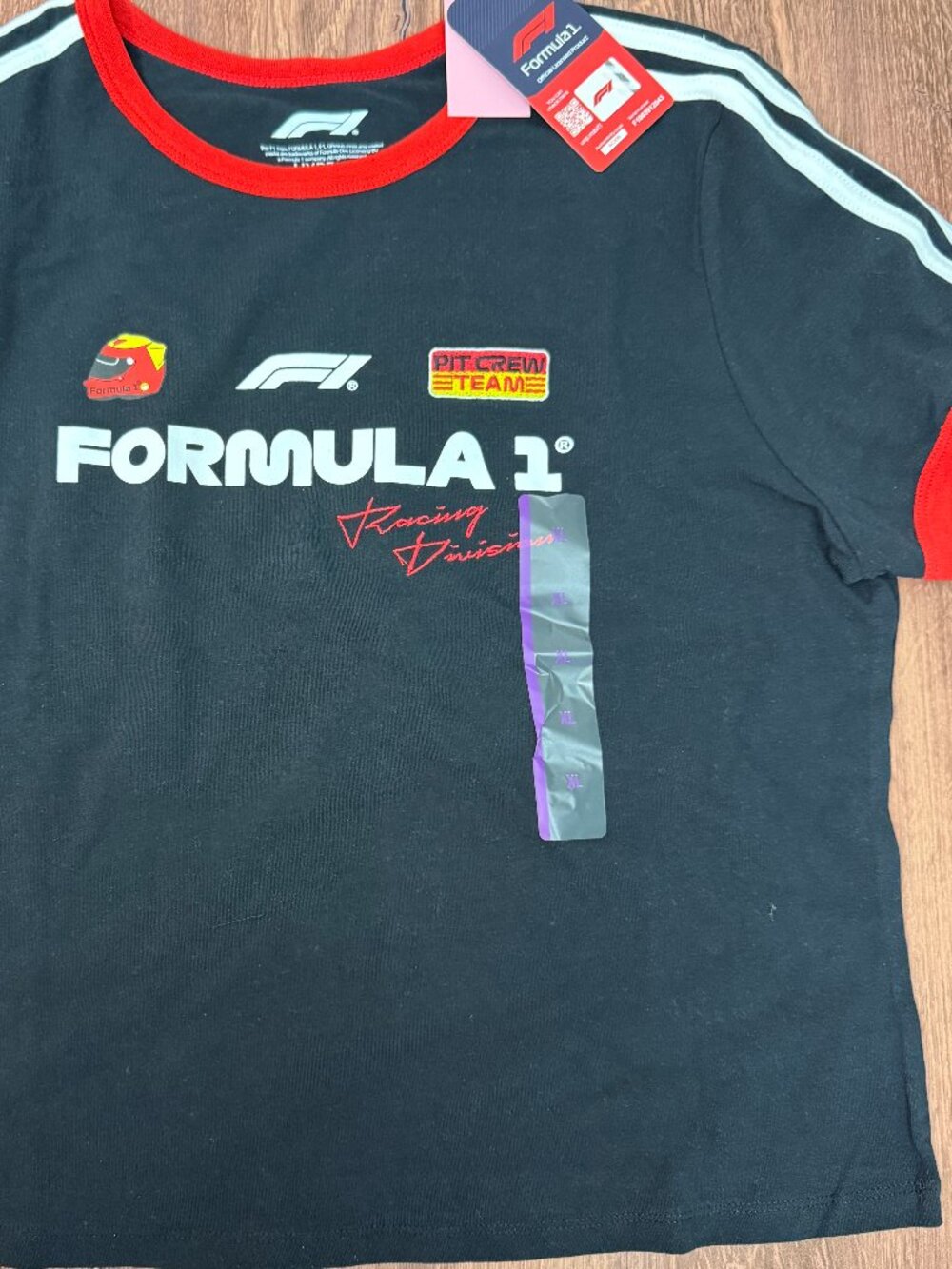 Formula 1 Racing Division Youth XL Graphic Tee NWT Official F1